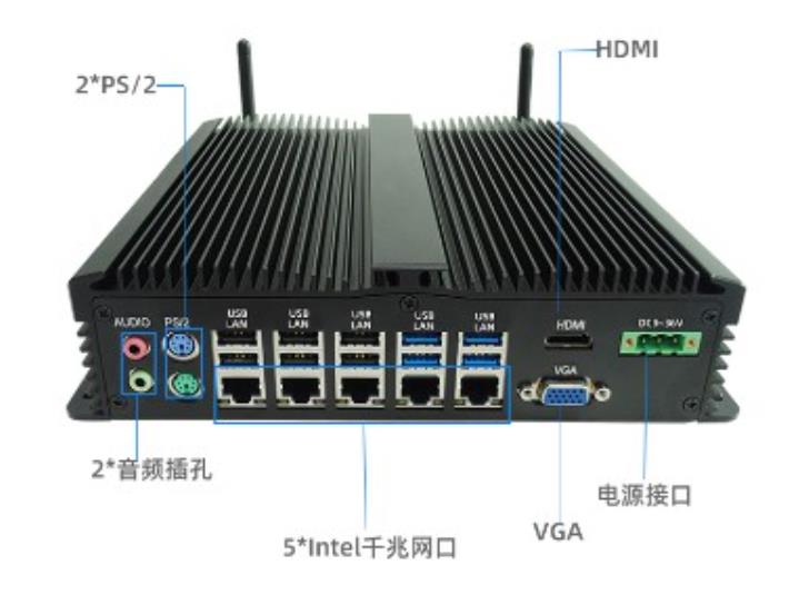 研越工控机主机台式千兆网口工业电的多场景应用与卓越性能