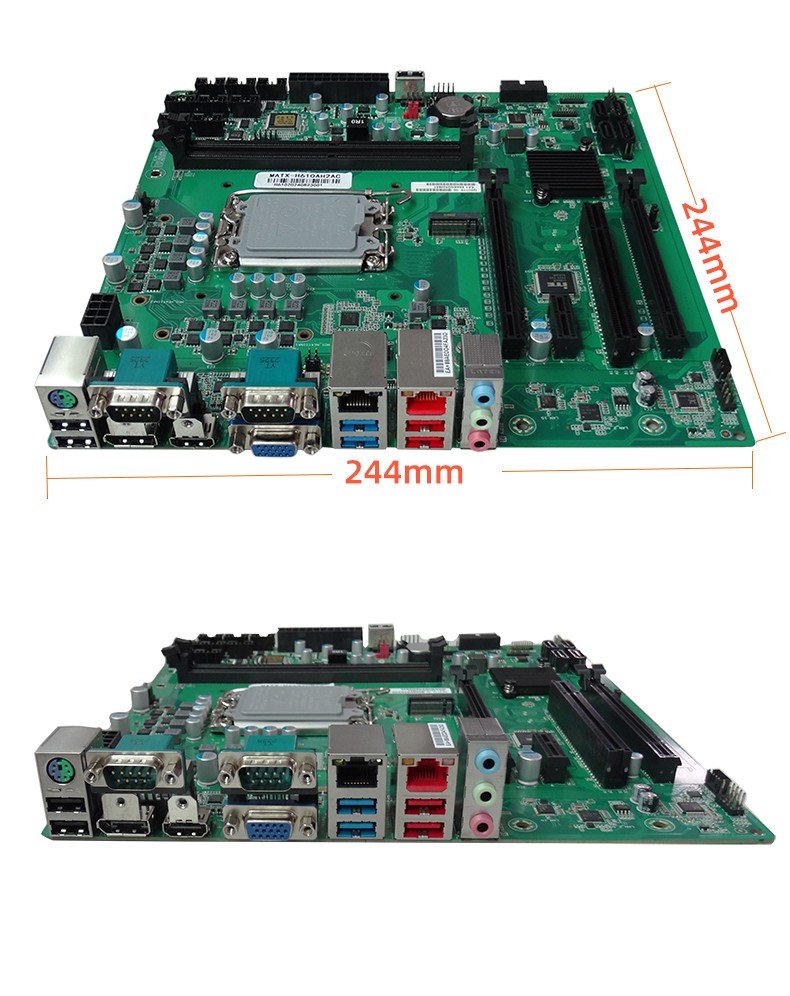 工业主板 MATX-H610AH2AC 尺寸