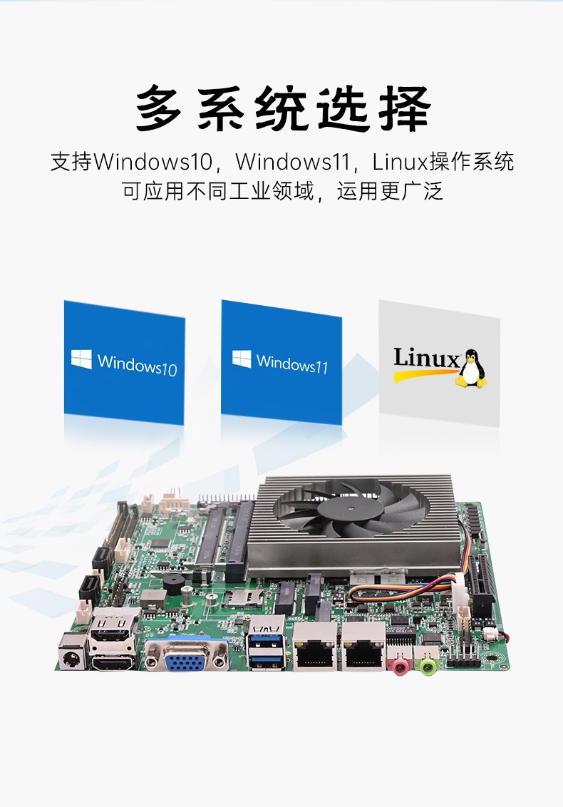 Mini ITX薄型主板系统支持